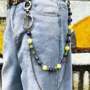 Wearing y2k colorful bead chain direct factory for brands