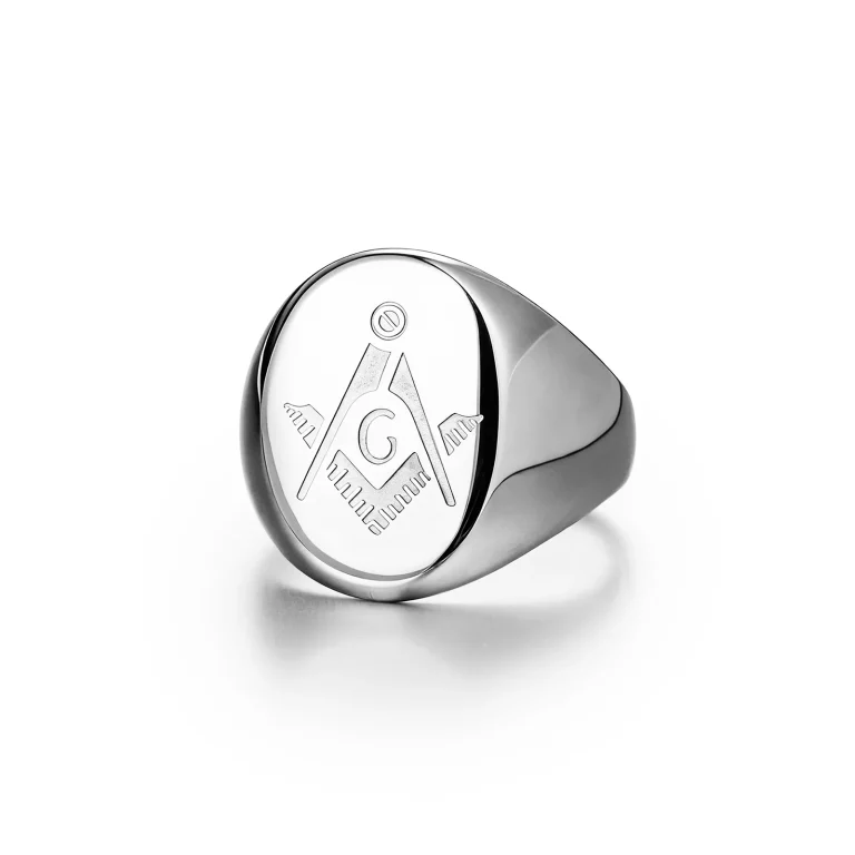 316 Stainless Steel Masonic Signet Ring Bespoke Service Jewelry Manufacturer for Heritage Brands