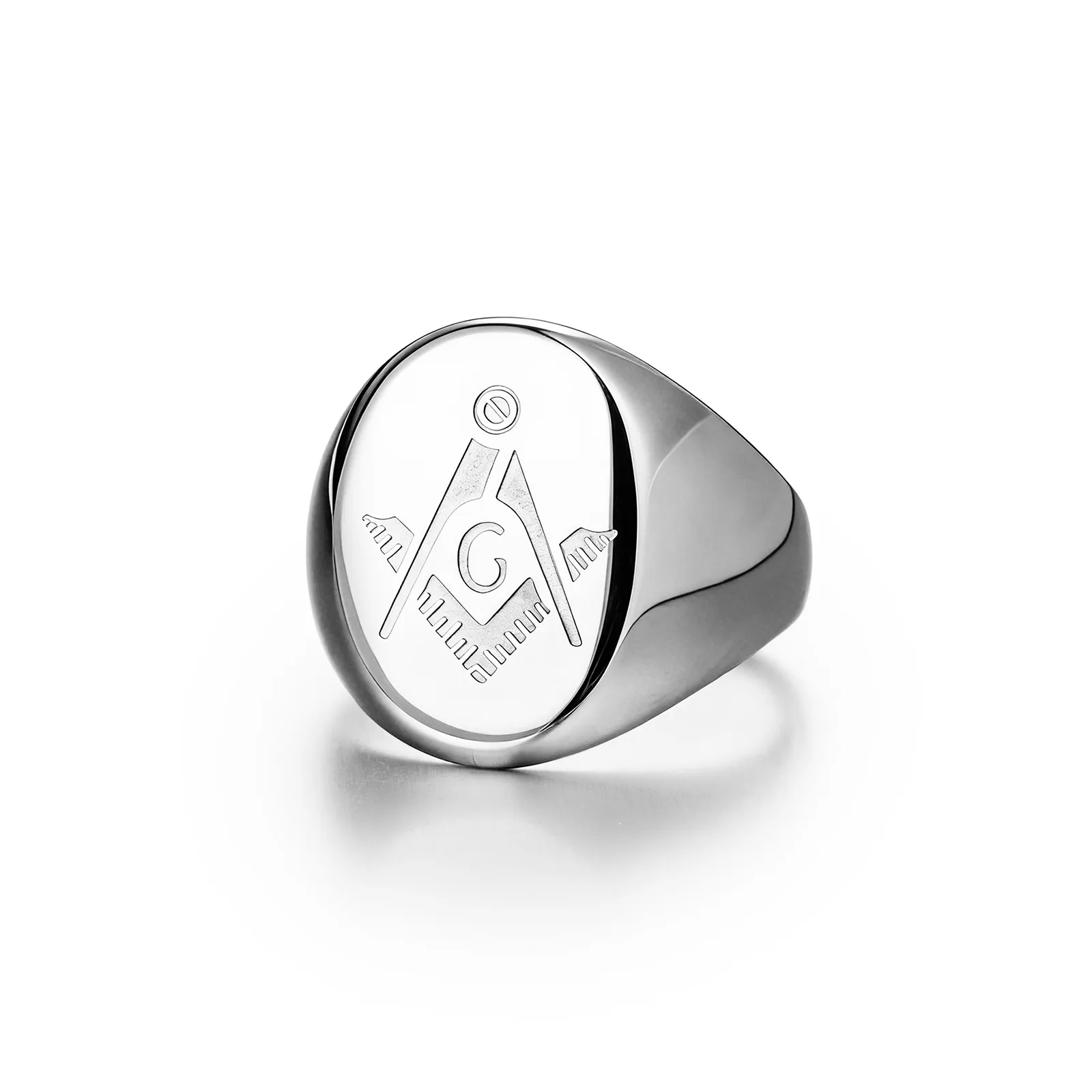 316 Stainless Steel Masonic Signet Ring Bespoke Service Jewelry Manufacturer for Heritage Brands