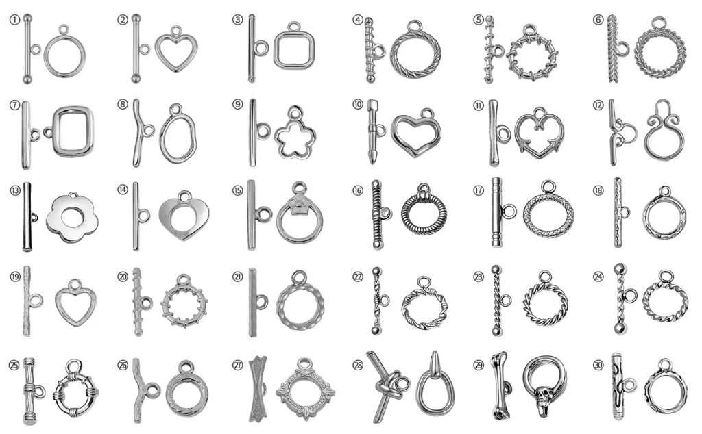 Lightweight Series (Slim profile): Suited for charms weighing