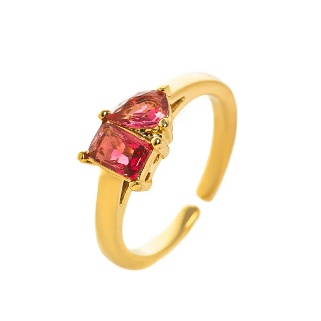 Birthstone Ring 316L Stainless Steel ODM service jewelry source factory for private label