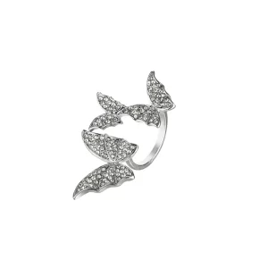 Custom Jewelry Manufacturer 316L Stainless Steel Butterfly Ring | Made to Order