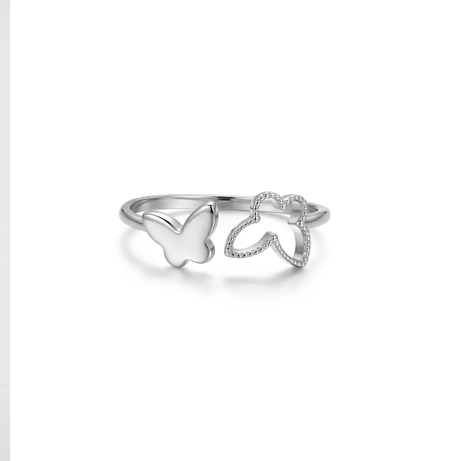 Butterfly Ring 316L Stainless Steel Mass Production OEM Jewelry Manufacturer Fashion Labels