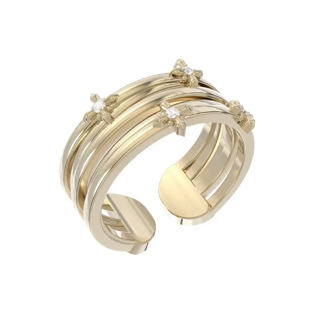 Cross Ring 316L Stainless Steel strategic odm support jewelry production hub for jewelry stockists