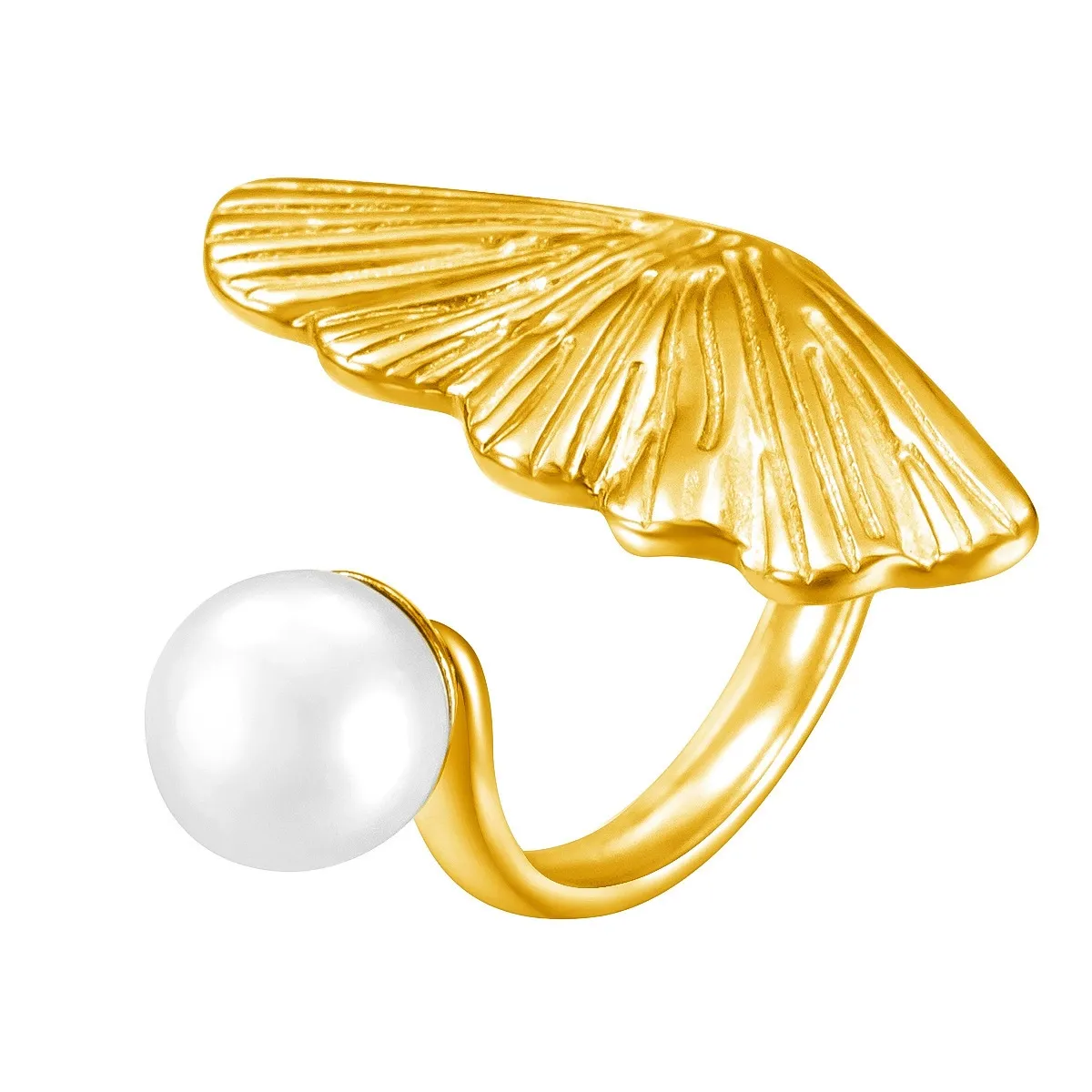 Pearl Ring 316L Stainless Steel bulk customization jewelry source hub for retail chains