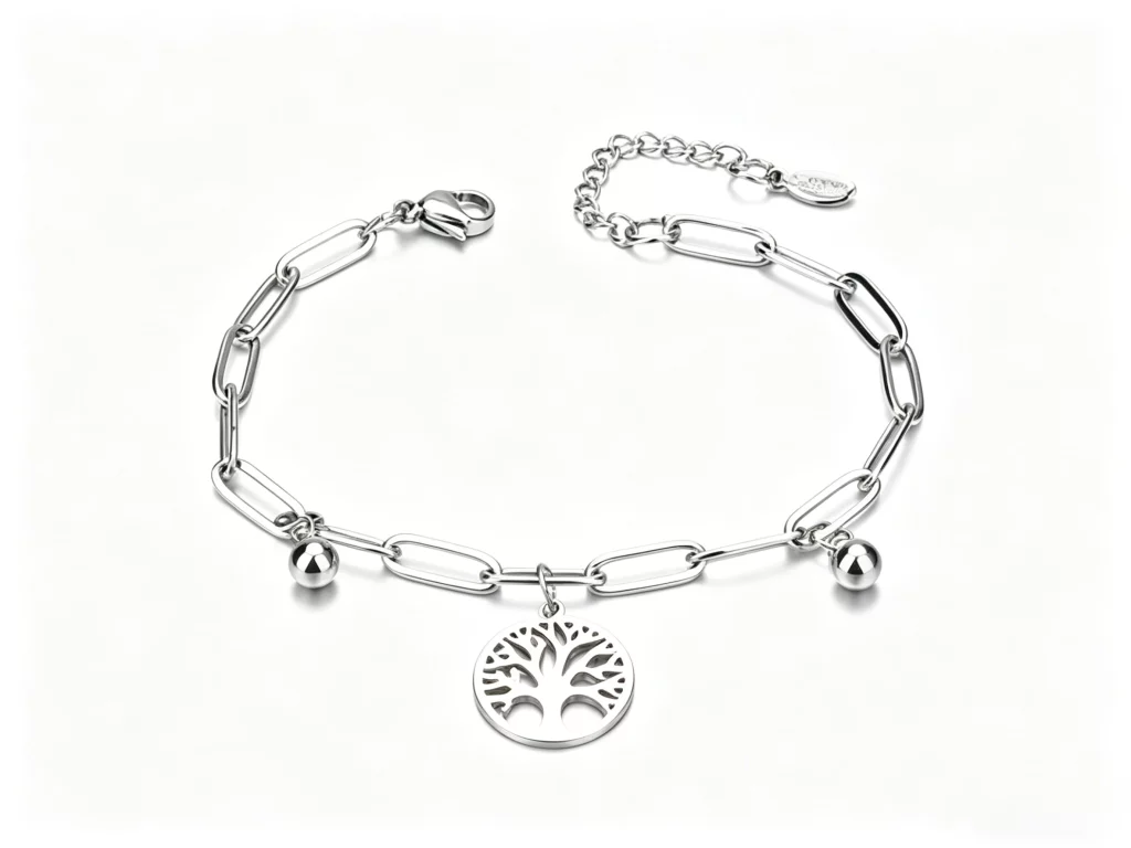 316L stainless steel chain for charm bracelet, B2B wholesale manufacturer, custom charm bracelet