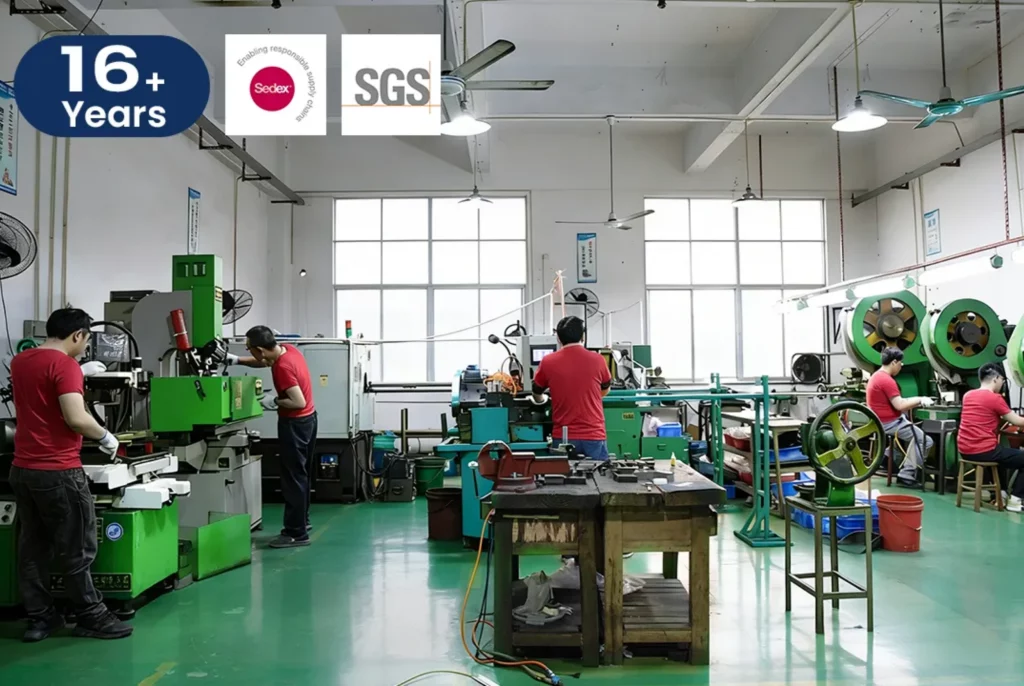 Haosen Jewelry Manufacturing Facility with 16+ Years Experience and SGS Certification for Fashion Jewelry OEM and ODM