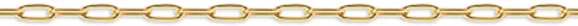 Paperclip chain for bracelet manufacturing – wholesale jewelry chain supplier, elongated oval-link design for modern minimalist charm bracelet collections