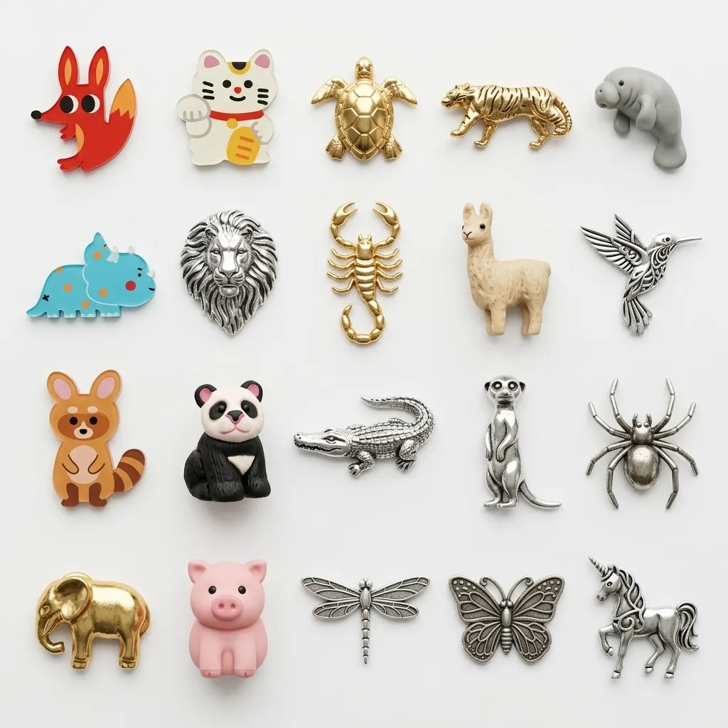 Custom animal charms for B2B charm bracelet programs – OEM/ODM manufacturing available, featuring detailed wildlife and pet motifs in 316L stainless steel, brass, or resin, bulk order ready.