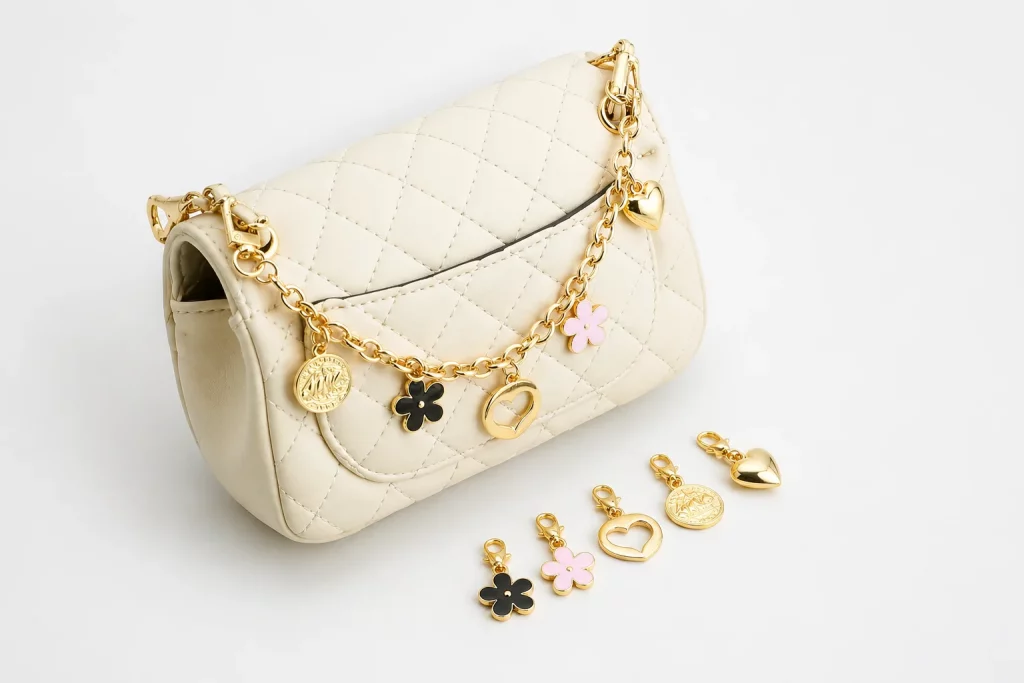 bag chain with charms for B2B jewelry suppliers