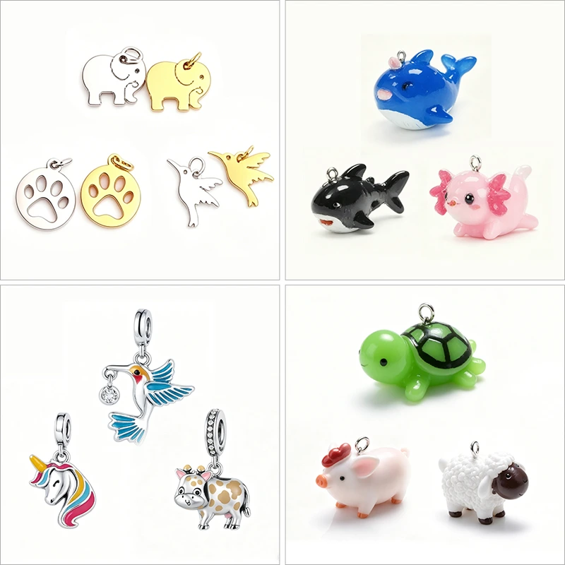 b2b necklacce manufacturer custom caharm about animal style oem/odm