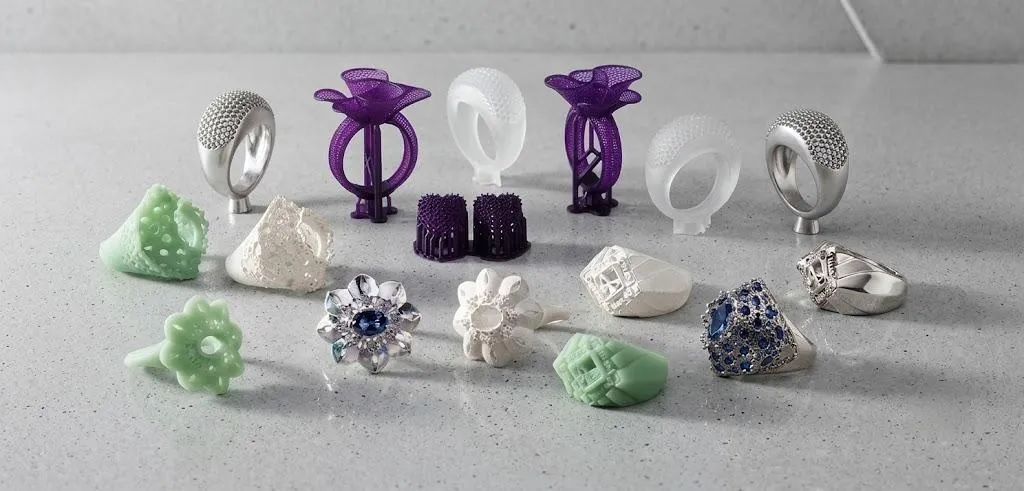 Lost wax casting jewelry mass production: finished stainless steel jewelry pieces showcasing surface quality and detail reproduction