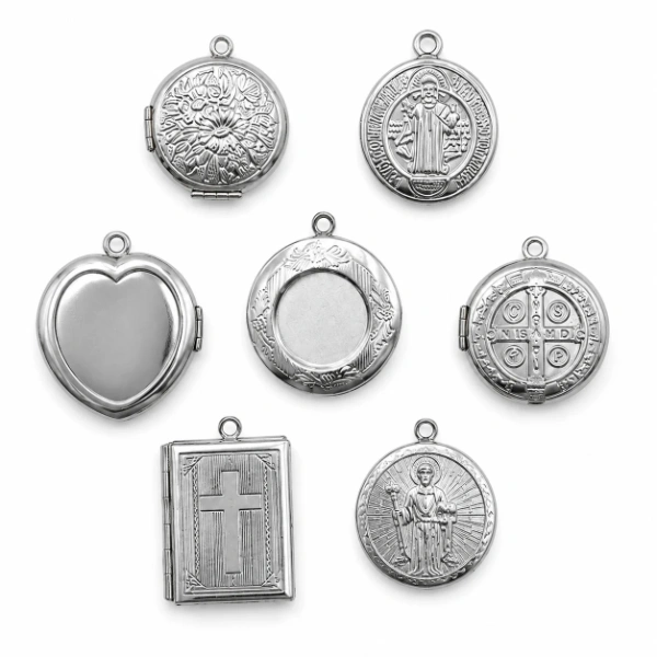 Custom-designed religion pendants for private label jewelry by an OEM/ODM manufacturer