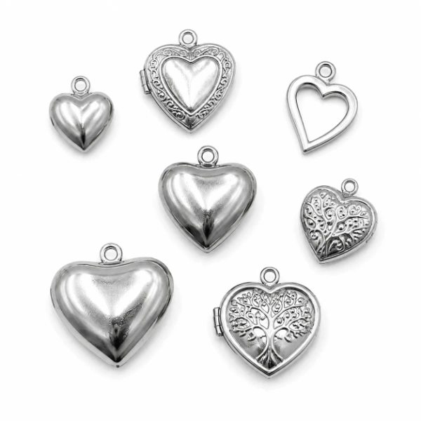 Branded heart pendant development by a custom jewelry OEM/ODM manufacturer