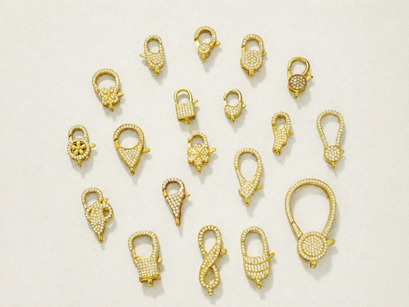 Custom brass clasps