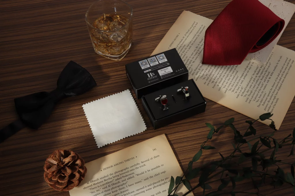 custom jewelry packaging cufflinks gift box