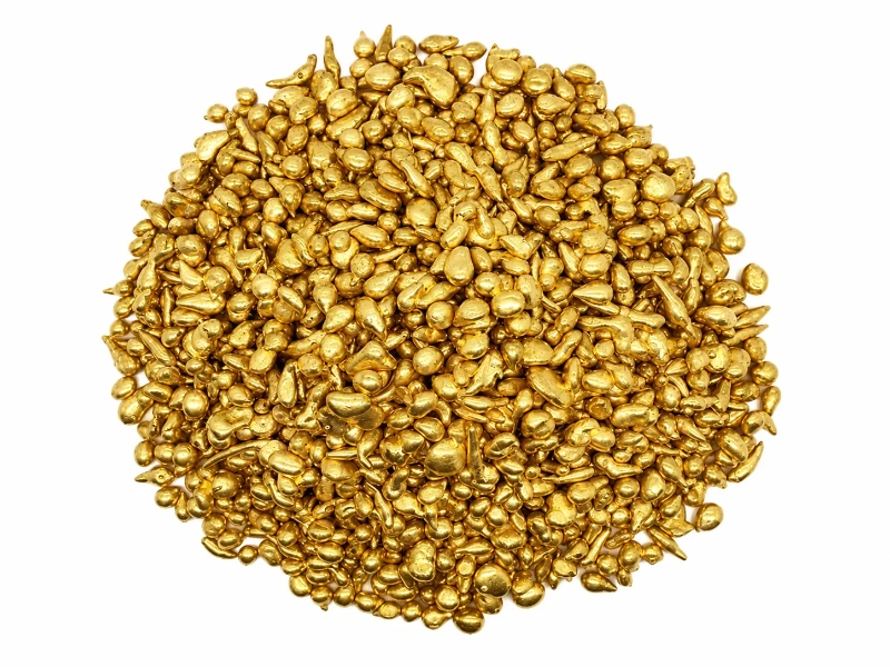 Brass casting granules and metal shot used as melting raw materials for manufacturing cast jewelry components such as rings, pendants, and decorative elements.