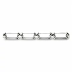 Custom polished paperclip chain. B2B ready for OEM/ODM orders, ideal as modern base chain.